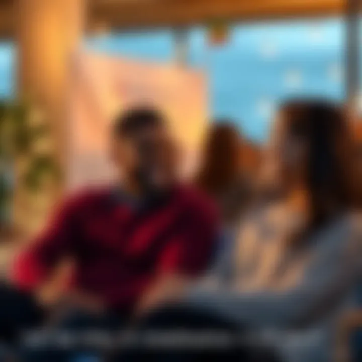 A couple sitting together, smiling and talking openly, illustrating the concept of communication in relationships