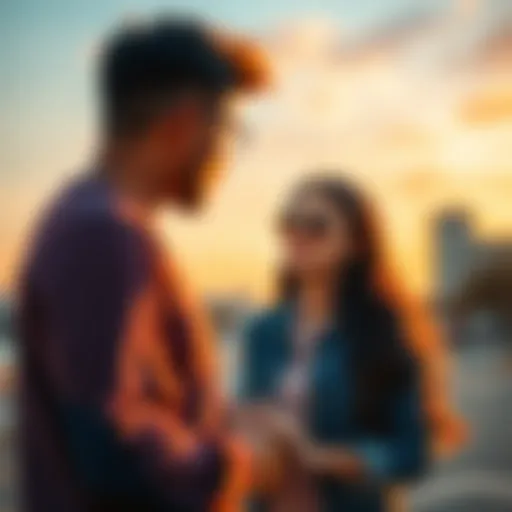 A woman looks thoughtfully at a couple holding hands, reflecting on her feelings of being overlooked in love.