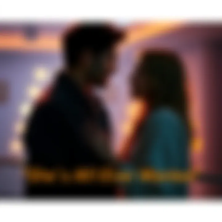 A couple holding hands and gazing into each other's eyes, expressing deep emotions of desire and longing.