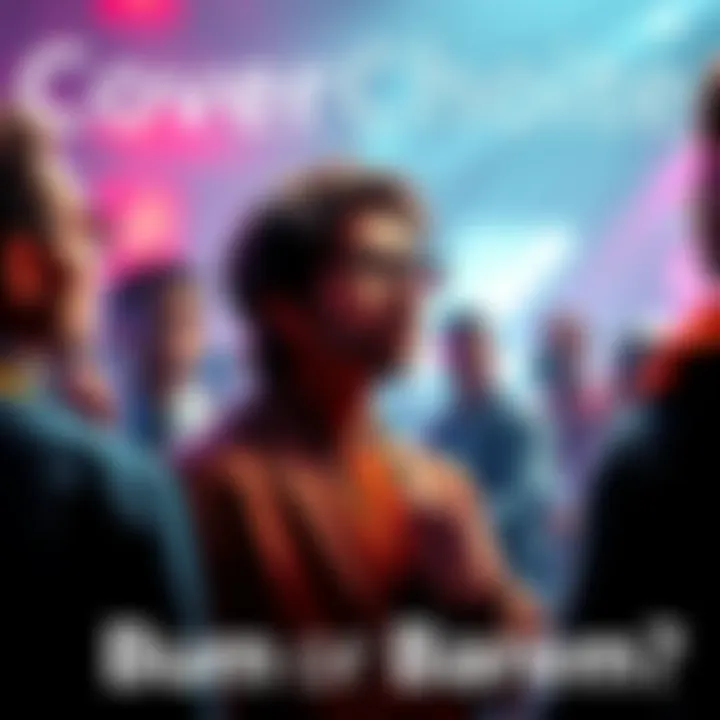 Cover Debate Over Talent Choice People discussing the cover choice controversy with a focus on a lesser-known individual versus Barem.