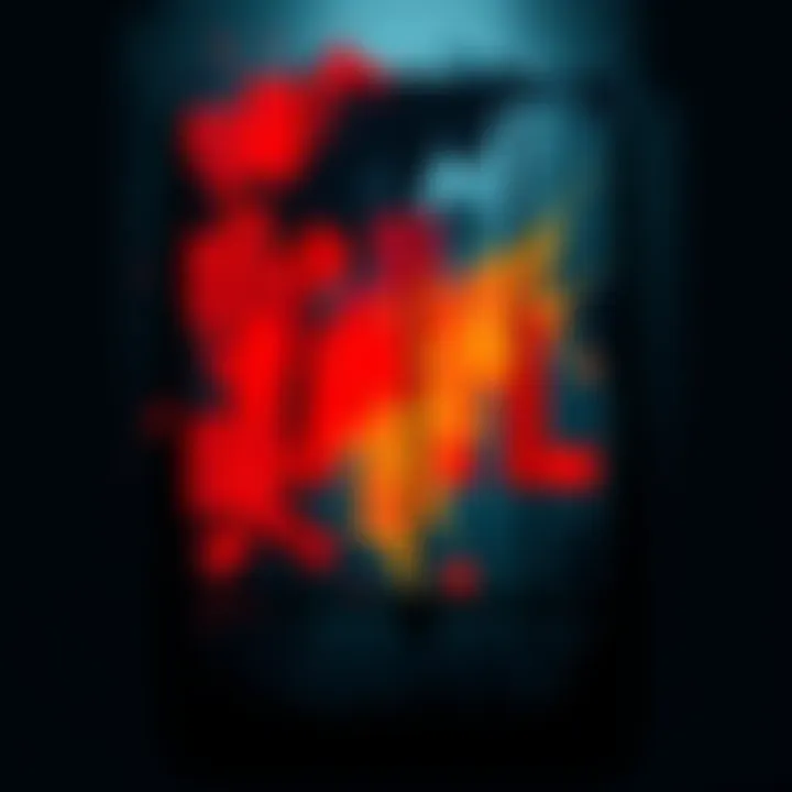 The cover of the book 'Jail' featuring an abstract design that captures the essence of the story's themes.