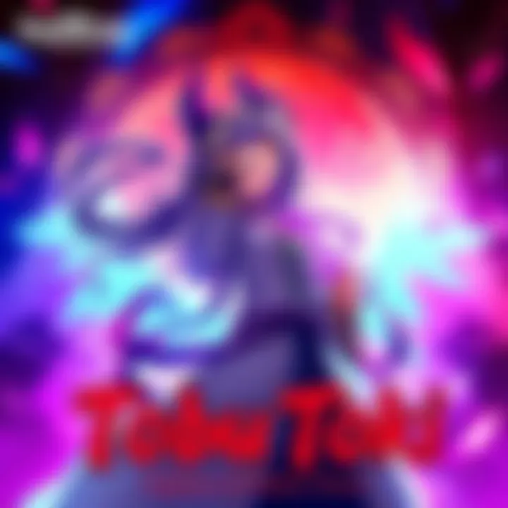 A vibrant illustration of the character Vaundy singing passionately, surrounded by a mystical background that reflects themes from Daemons of the Shadow Realm.