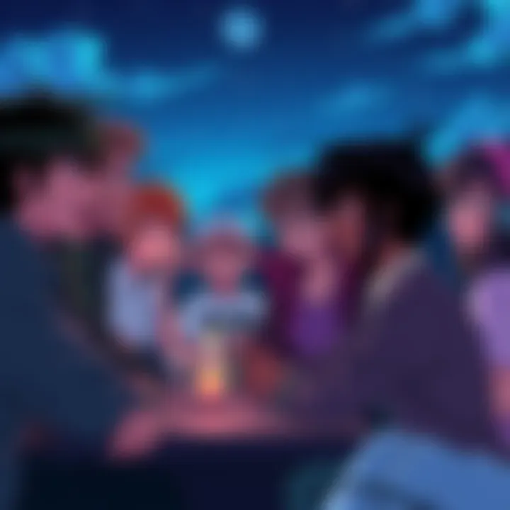 A group of people discussing their favorite moments from the anime Cowboy Bebop, expressing nostalgia and excitement.