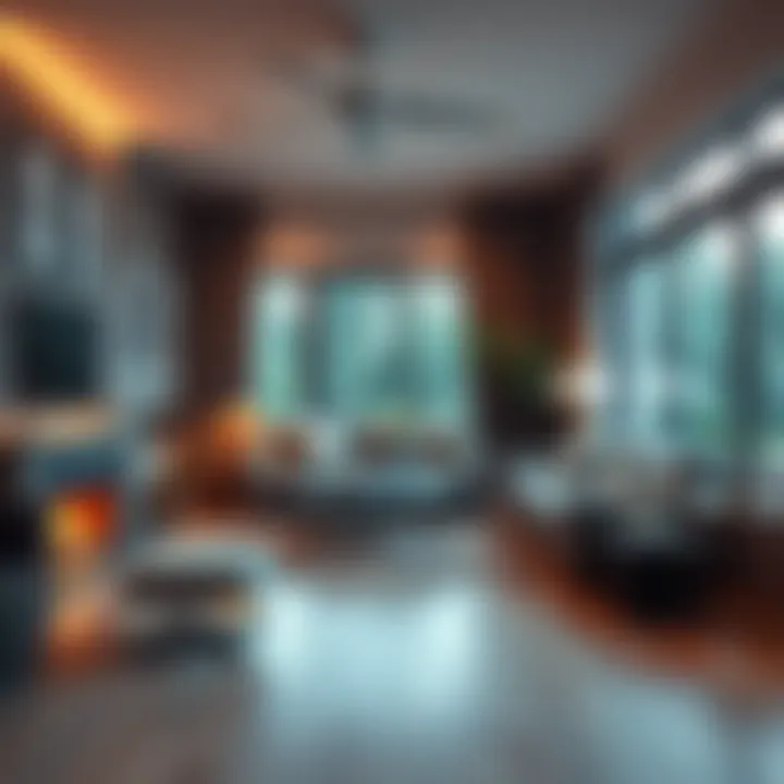 A welcoming living room with comfortable furniture and warm lighting, inviting relaxation and well-being.
