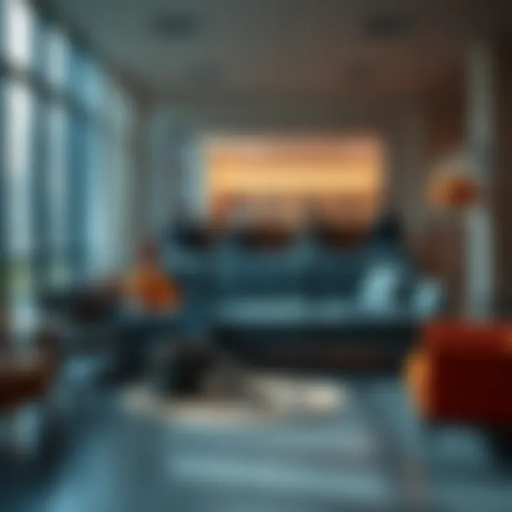 A spacious and comfortable couch located in a university lounge, inviting people to relax and hang out.