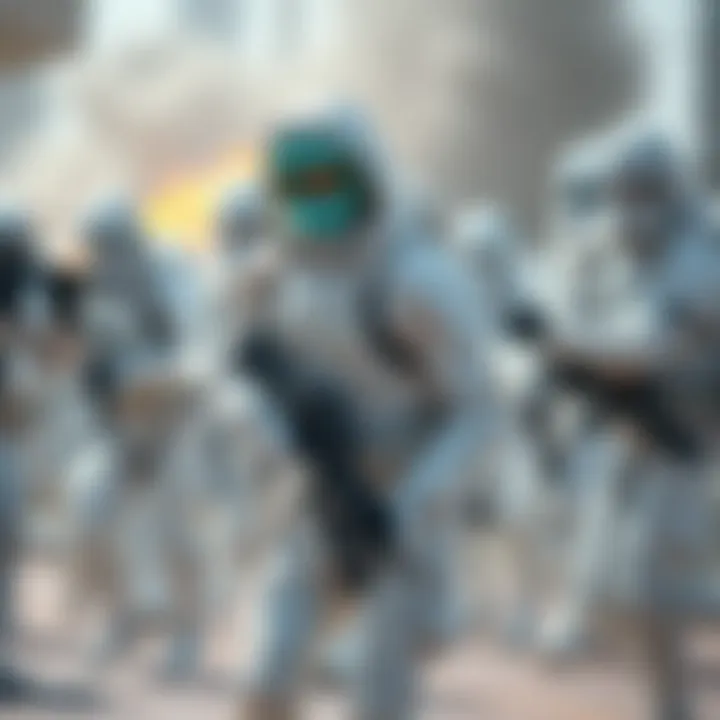 CP0 members showcasing their spotless white attire during a battle scene, emphasizing their commitment to cleanliness even in combat.