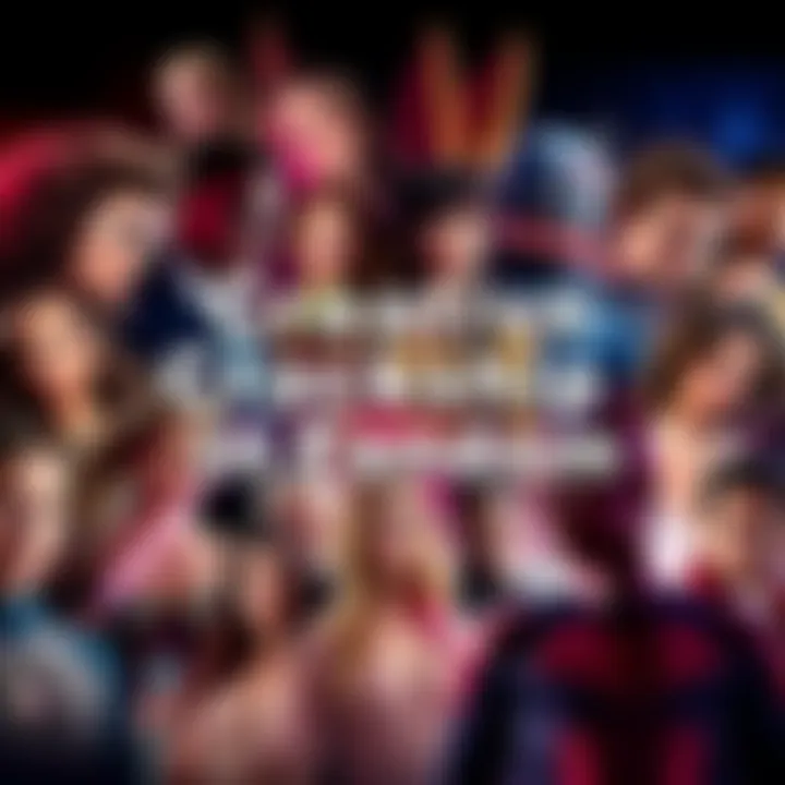 A vibrant collage of fan art showcasing various unconventional character pairings from popular shows and movies, highlighting the creativity and community engagement in fandom culture.