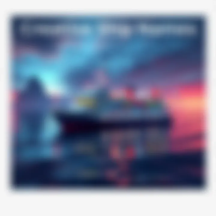 A colorful graphic featuring a ship with creative names floating on water, inviting ideas for new ship names.