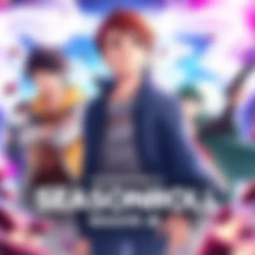 Cover art for Crunchyroll's Season 4 showing characters and scenes from the anime