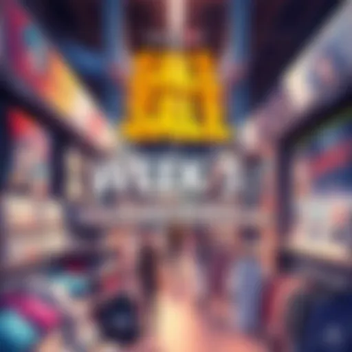 A vibrant display of anime merchandise available during the Crunchyroll Warehouse Sale, featuring popular characters and collectibles.