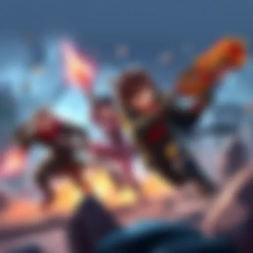 Dynamic scene showing CRWBY characters attempting to execute an exciting plan, highlighting their early narrative ambitions