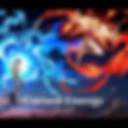 Characters in Jujutsu Kaisen showcasing their cursed energy abilities during a battle, illustrating the concept of domains and interactions with characters with Heavenly Restriction.