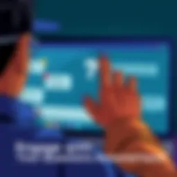 Cursed Finger AMA Session Illustration of a person engaging in an online chat, with a question mark and a finger pointing to the screen, inviting questions from the community.