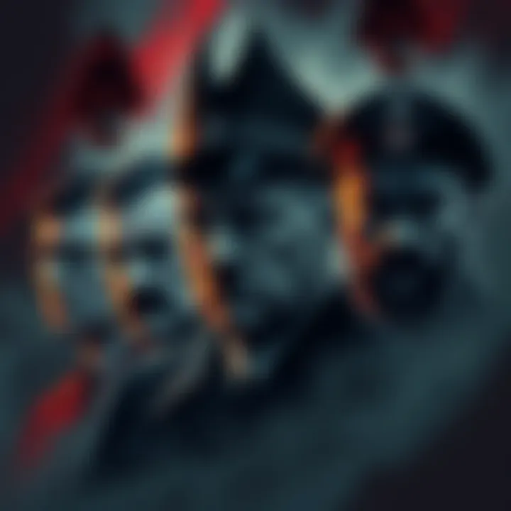 A dark-themed illustration showing historical figures like Hitler with a shadowy sorcerer figure, blending elements of power and curses during World War II.
