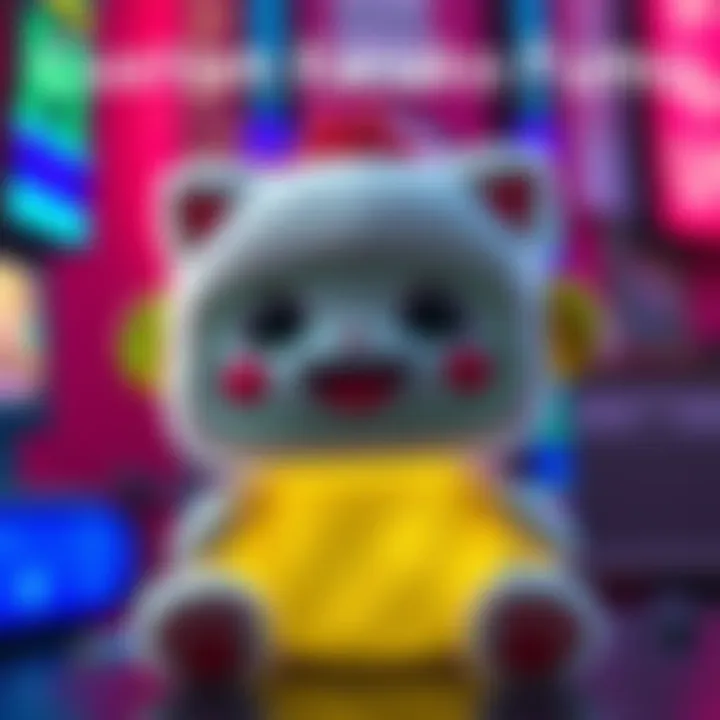 A custom Kanako fumo plush toy created for a customer, showcasing detailed features and vibrant colors.