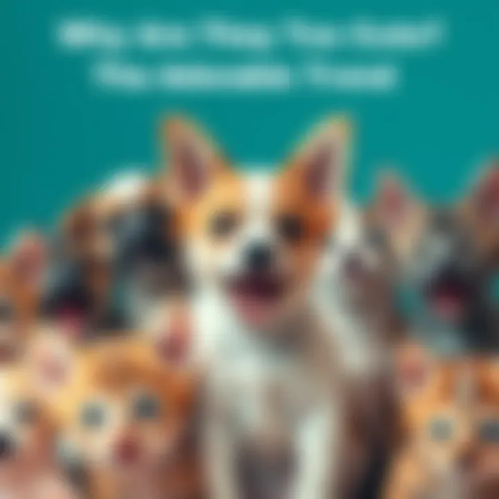 A collection of cute animals including puppies and kittens, showcasing their adorable expressions and playful behavior.