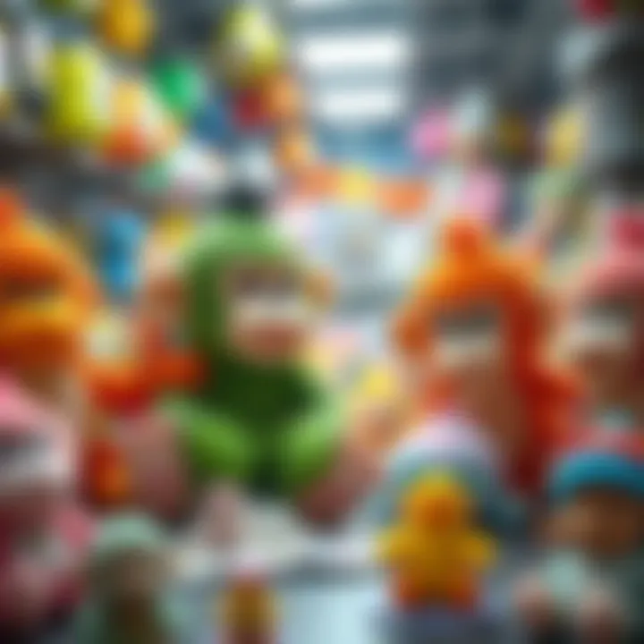 Colorful plush toys and collectibles featuring adorable Monke designs