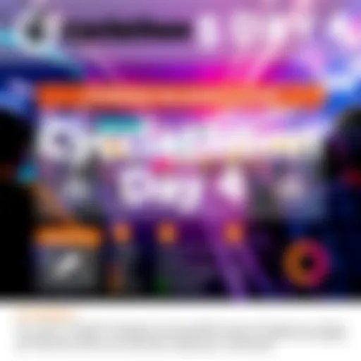 Fan-created infographic showing updated maps and images for Cyclethon 5 Day 4, with highlighted VOD links for tracking the event.