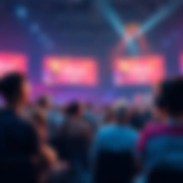 Dabura Animations Event 2026 Audience watching a presentation from Dabura Animations at an event in 2026, showcasing new animation techniques and storytelling methods.