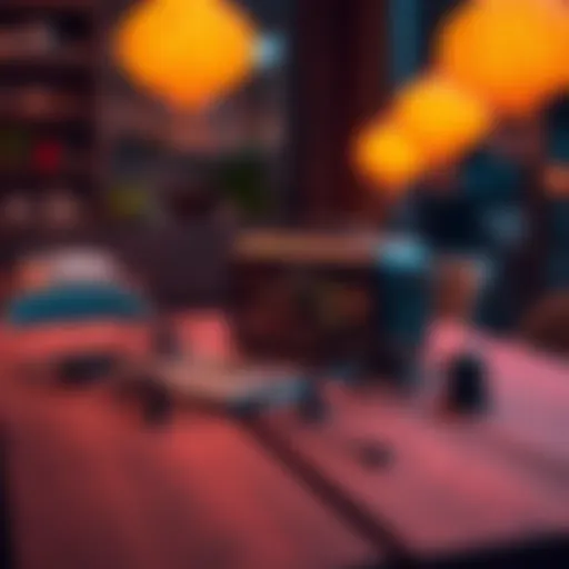 A Dabura Kit displayed on a wooden table, showcasing its components and design.