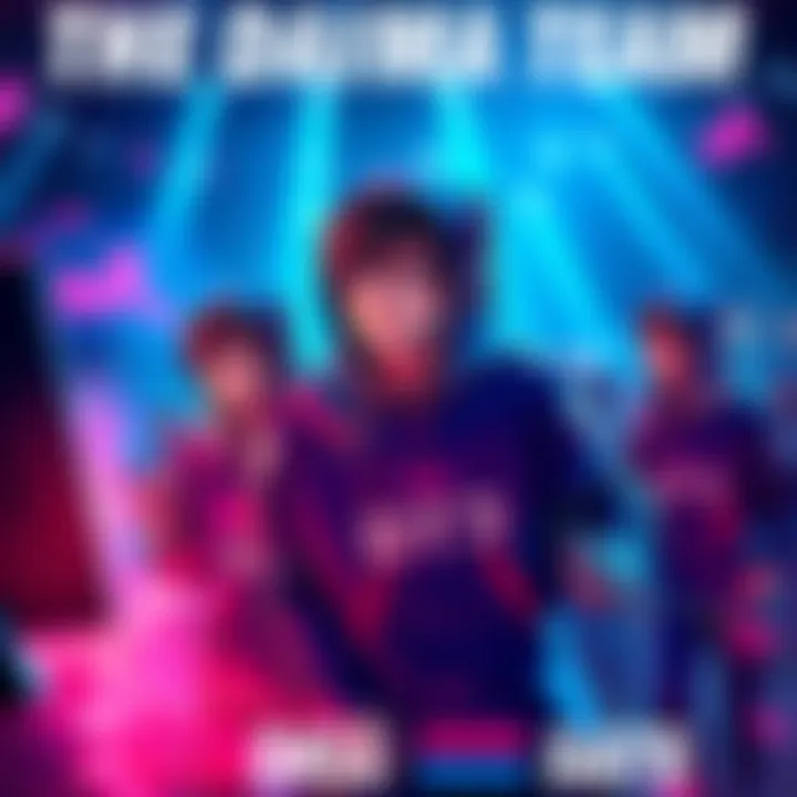 Members of the Daima team performing in a game despite low stats, showcasing teamwork and skill