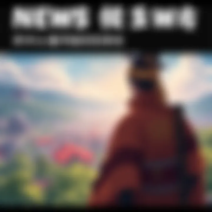 A daimyo in traditional clothing looks towards the village of Konoha, symbolizing his interest in its leadership.