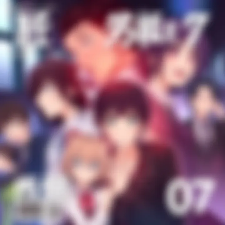 Dame Inu Kanojo Chapter 07 Cover Cover illustration featuring key characters from Dame Inu Kanojo, showcasing their emotional expressions and dynamic interactions, reflecting character growth and plot twists.