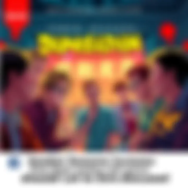 Fans discussing the number of seasons for the Dandadan series with lively expressions and animated gestures