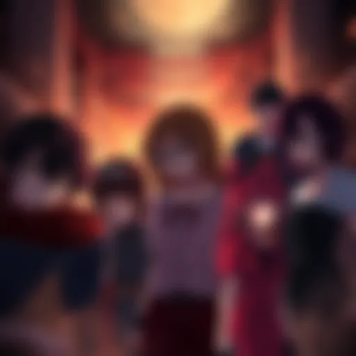 A collection of dark anime characters and scenes that reflect intense and gritty themes similar to Darker than Black.