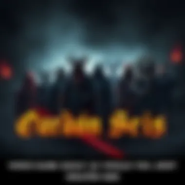 Members of Oración Seis gathered in a dark, shadowy setting, showcasing their unique styles and powers.