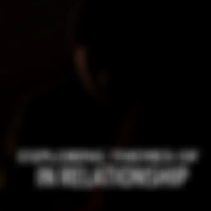 A close-up of two people in a dark setting, their faces partially obscured, symbolizing the complexities of relationships.