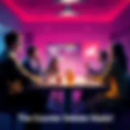 A group of people engaged in a heated discussion about countering techniques around a table