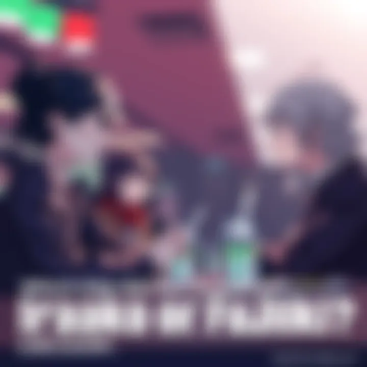 Fans discussing their opinions on whether to support Irako or Fujiki in Shirugui.