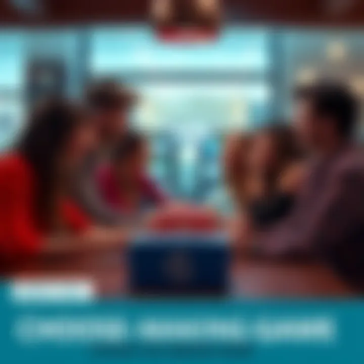 A group of friends gathered around a table, laughing and choosing their favorite options in a fun game.