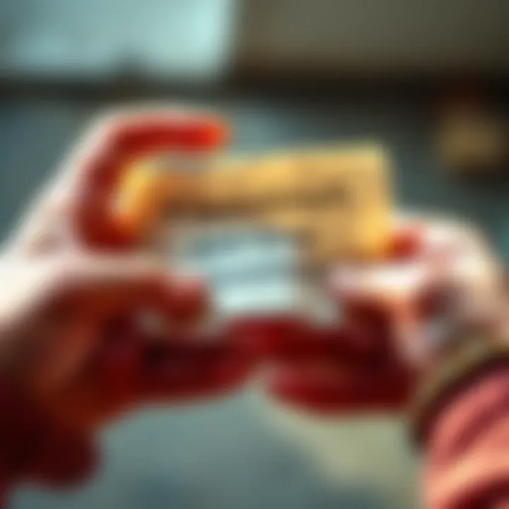 A pair of hands holding a faded love letter with words like Sweetheart and Darling barely visible, symbolizing the decline of traditional affectionate terms in modern communication.