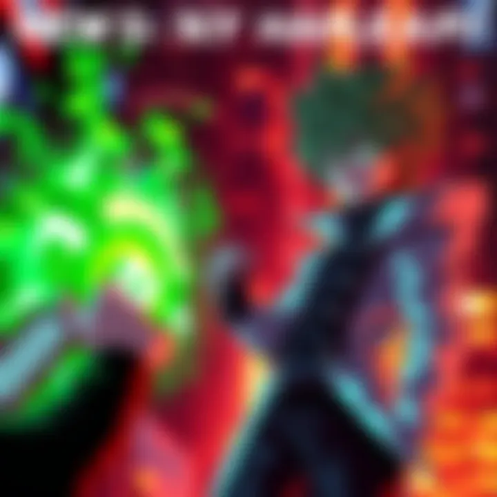Deku hands over the power of One for All to Shigaraki in a dramatic scene