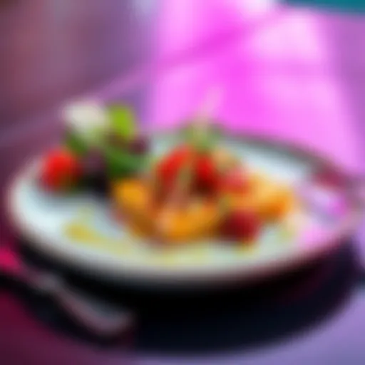 A beautifully presented dish featuring fresh ingredients and vibrant colors, ready to be served