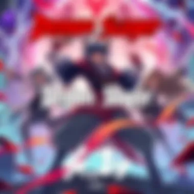 Demon Slayer characters in a vibrant scene showcasing their unique outfits and action poses for the rerun announcement.