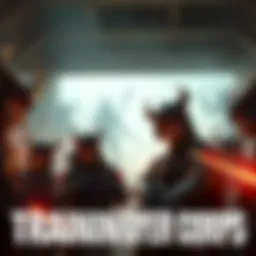 Demon Slayer Corps Training Issues A group of recruits from the Demon Slayer Corps struggling during training, showing their frustration and lack of guidance while preparing for dangerous missions.