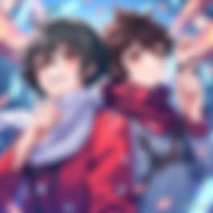 An illustration of Denji and Asa, showcasing their unique designs and expressions, capturing fan excitement.