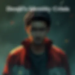 Denji stands torn between his identity as Chainsaw Man and a regular person, showing an expression of struggle and uncertainty.