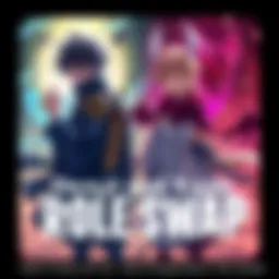 Denji and Yuji exchanging outfits and backgrounds, with Denji in Yuji's world facing curses, and Yuji in Denji's world dealing with devils.