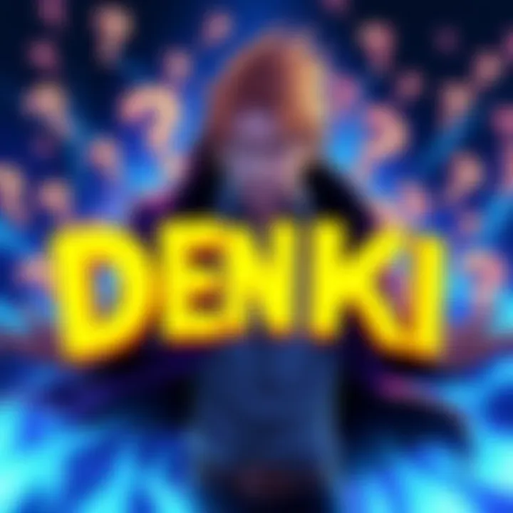 Denki as the top traitor pick A fan artwork showing Denki in a dramatic pose, surrounded by question marks, representing the theories of him being the traitor before Aoyama's reveal