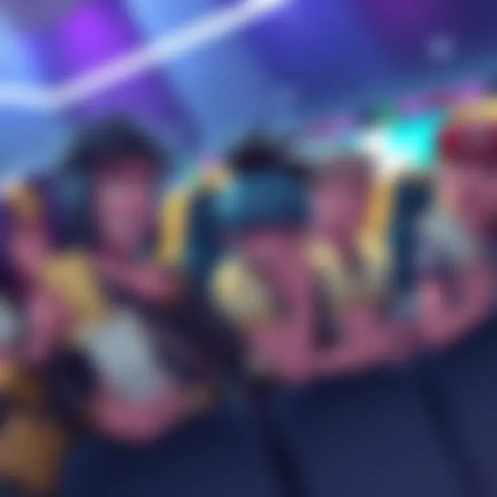 A group of players looking frustrated while holding tickets in a game, showing their disappointment over failed summons for a new character.