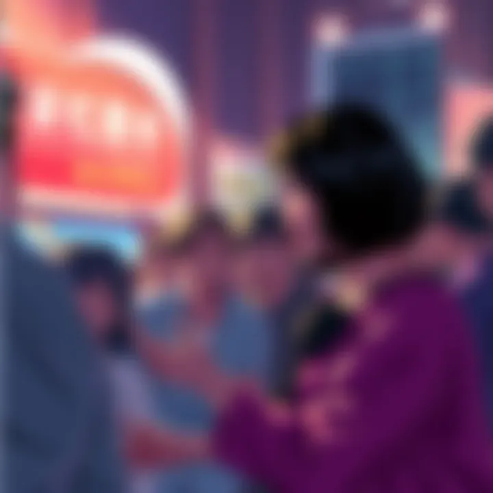 People engaging in a heated debate about slandering Megumi