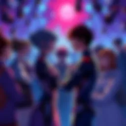 Fans debating over the characters Asuka and Shinji from Evangelion, showing divided opinions