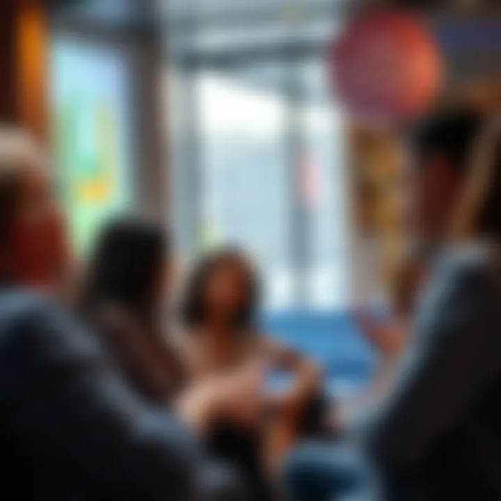 Discussion on Canonical Content A diverse group of people engaged in a discussion about canonical content in a community setting.