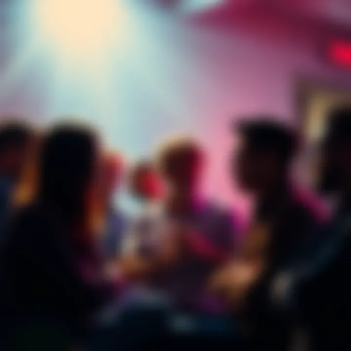 A group of people gathered discussing a recent controversy about a prominent figure's age