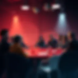 People sharing thoughts on Hades (Precht Gaebolg) at a roundtable