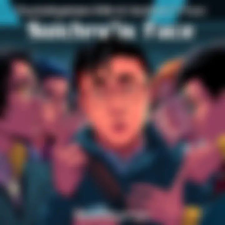 Discussion on Soichiro's Face A group of fans debating the existence of Soichiro's face, showing a mix of expressions and thoughts